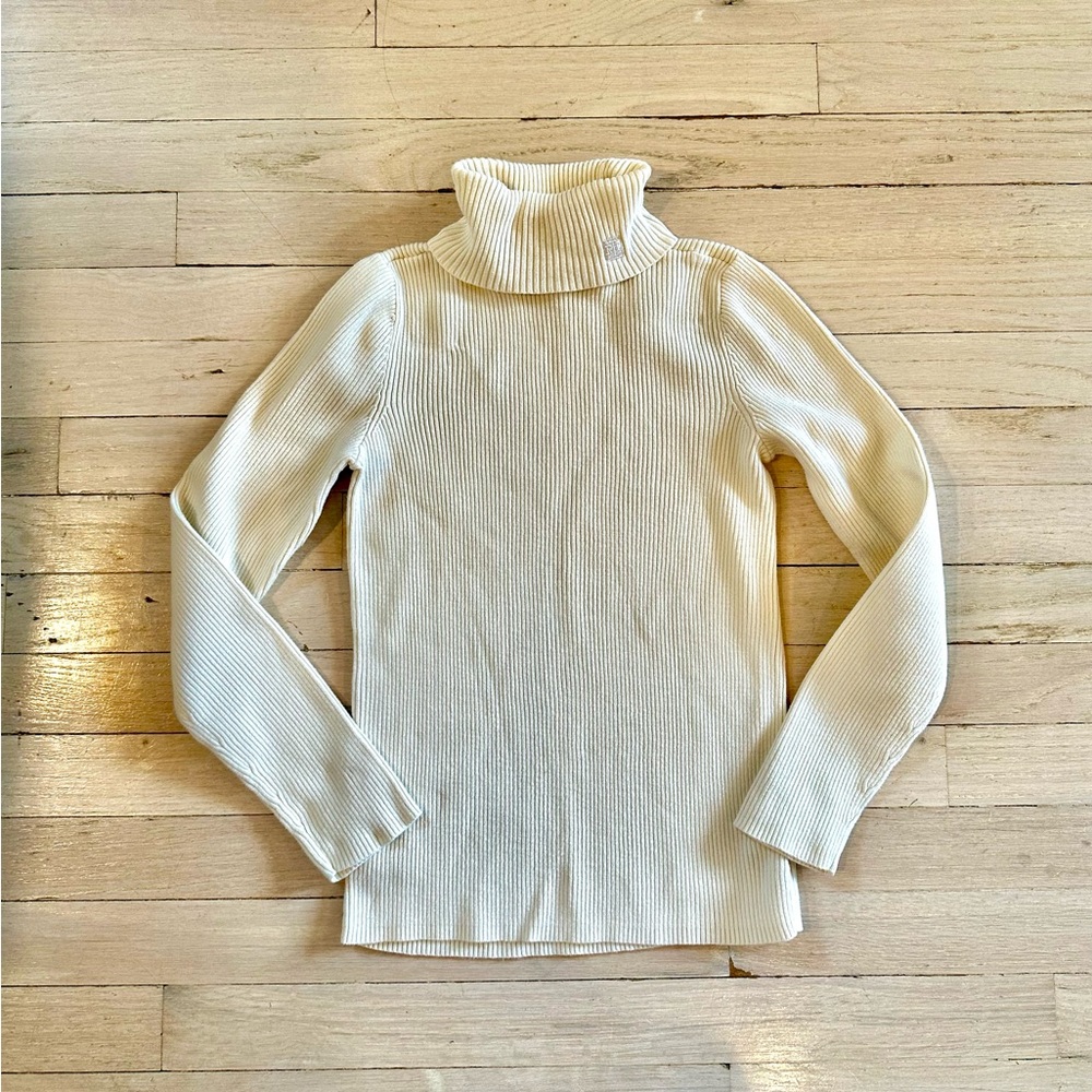 Ralph Lauren Cream Turtleneck Sweater